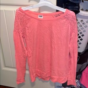 Long sleeve PINK tee.